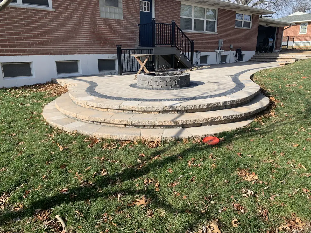 Outdoor living project in St. Charles County by Green Operations