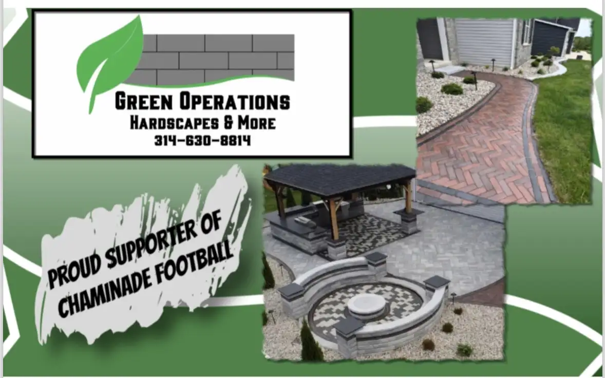 Green Operations branded sponsorship banner at a local St. Louis community event